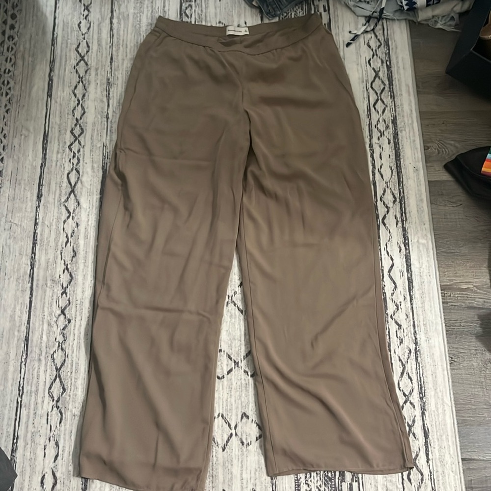 Abercrombie & Fitch Brown Wide Leg Pants